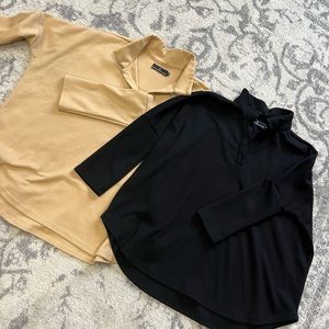 Tuckernuck Pomander Place Easy Polo Swing Sweatshirts (set of 2!)  EUC